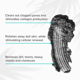 ClarityRx open jar displaying dark paste and visible exfoliant particles