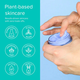 ClarityRx 1.7 fl oz bottle shown with common objects for scale benefit