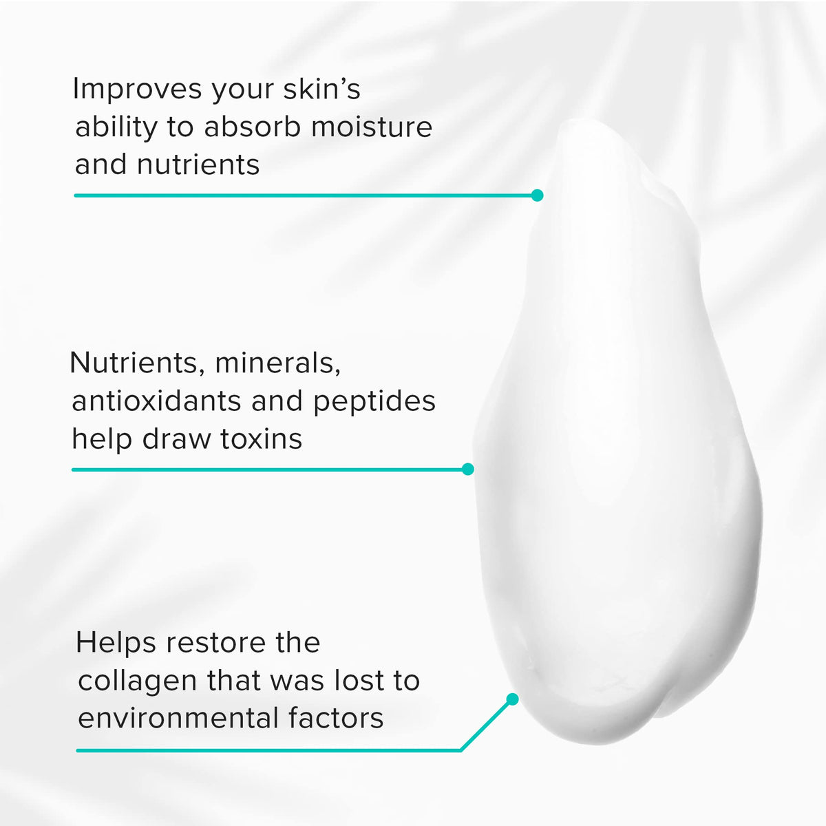 ClarityRx mask being applied to cheek demonstrating overnight renewal benefit