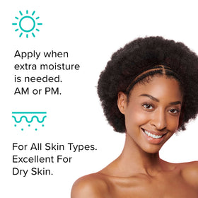 ClarityRx applying oil to hand to demonstrate quick penetration and immediate softness