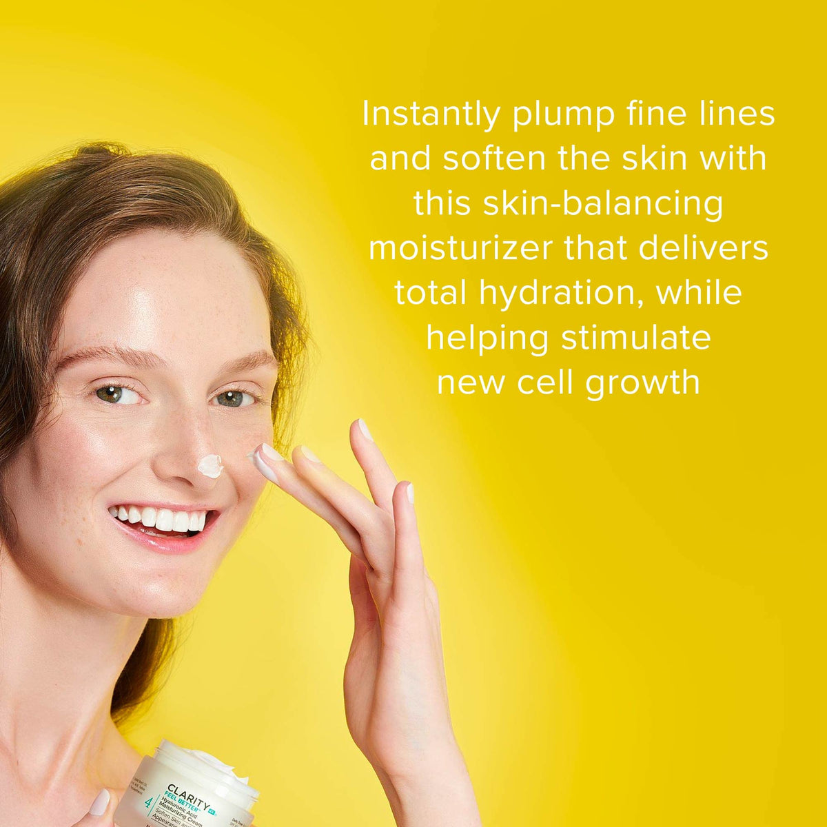 ClarityRx cream texture close-up highlighting light, smooth consistency