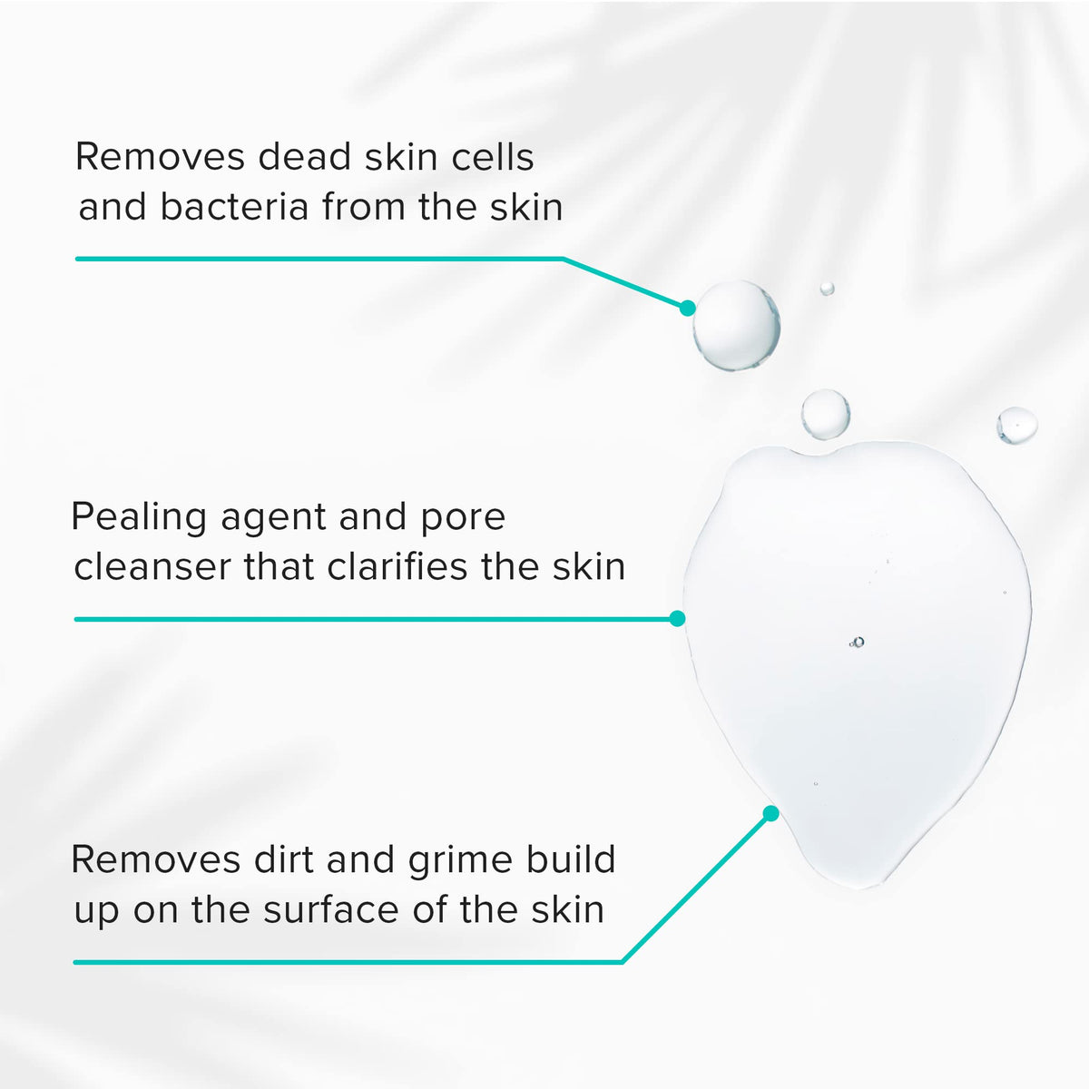 ClarityRx solution drop on hand showing lightweight texture and absorption