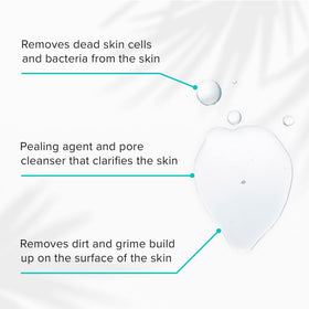 ClarityRx solution drop on hand showing lightweight texture and absorption