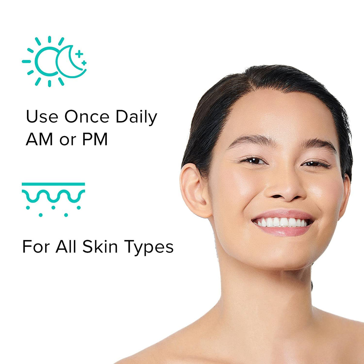 ClarityRx creamy wash texture on palm demonstrating mild exfoliation benefit