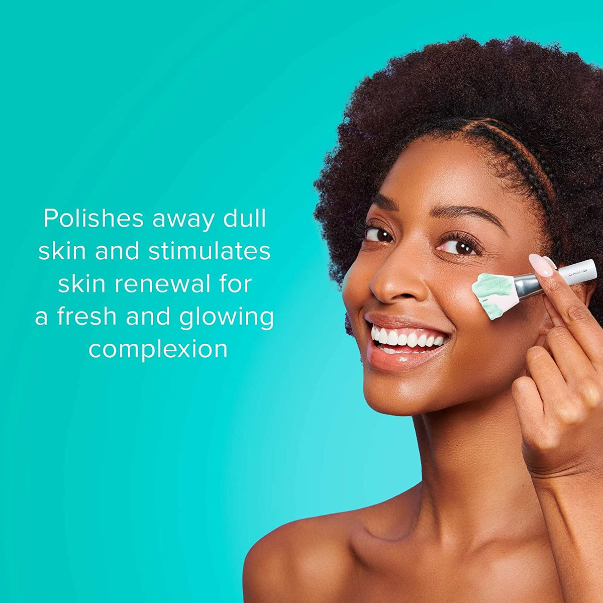 ClarityRx travel size in hand illustrating portability and trial-friendly benefit