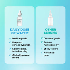 ClarityRx serum being applied before makeup, illustrates smooth layering benefit