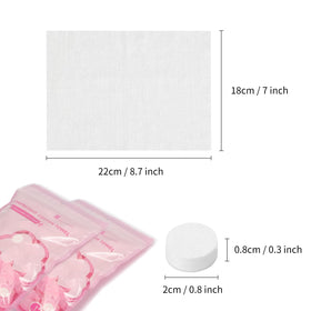 Classycoo compressed tablet close-up revealing compact coin size and portability