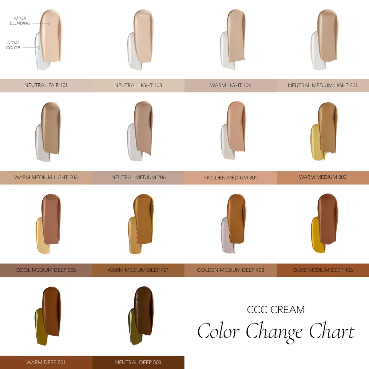 CLE CCC Cream buffed with brush for matte longer-wear finish