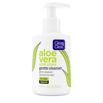 Clean & Clear front packaging showing cleanser and clear benefits