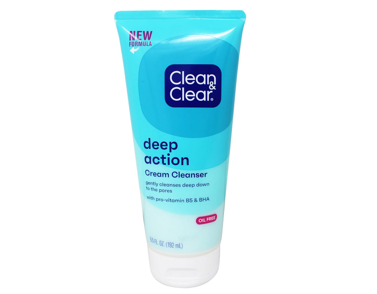 Clean & Clear front packaging showing two 6.5 oz tubes and clear labeling for value
