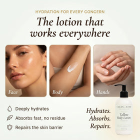 Clean + Kind ingredient label detail highlighting full INCI transparency