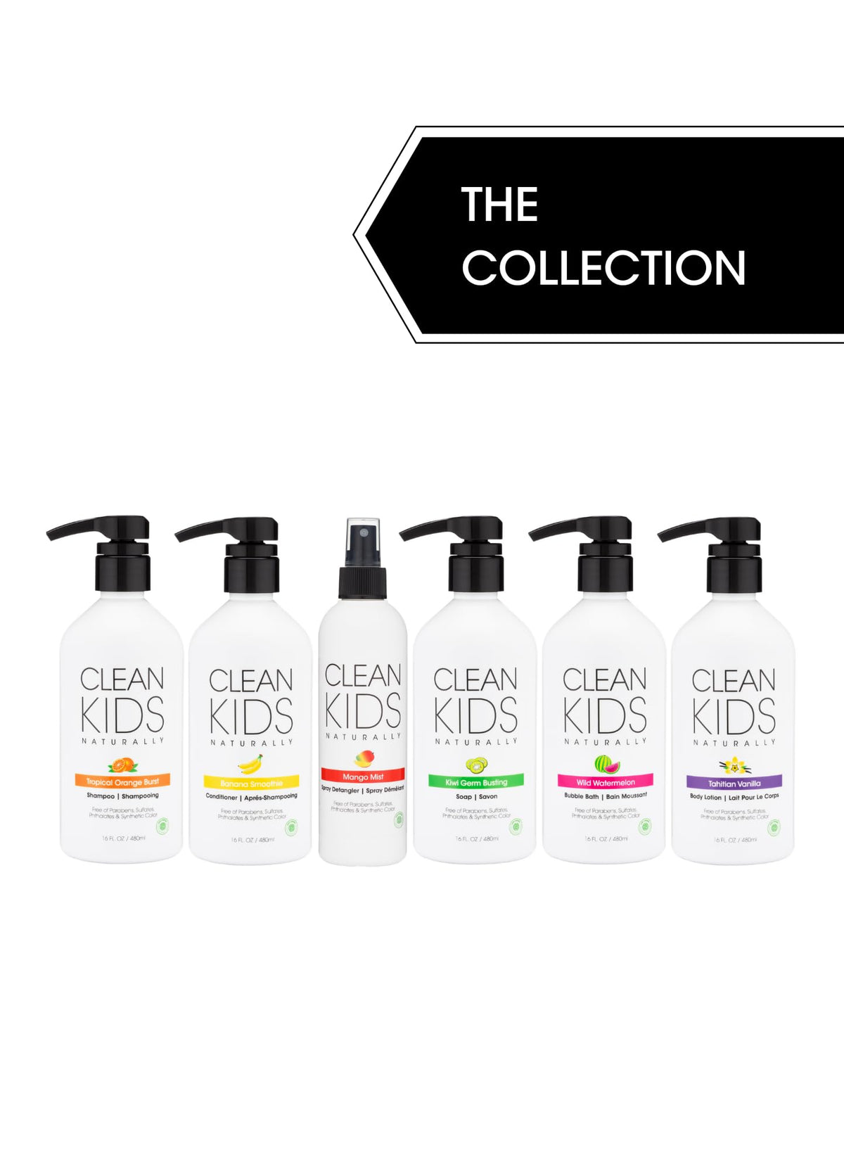 Two Clean Kids Naturally bottles side-by-side showing travel-friendly size and value