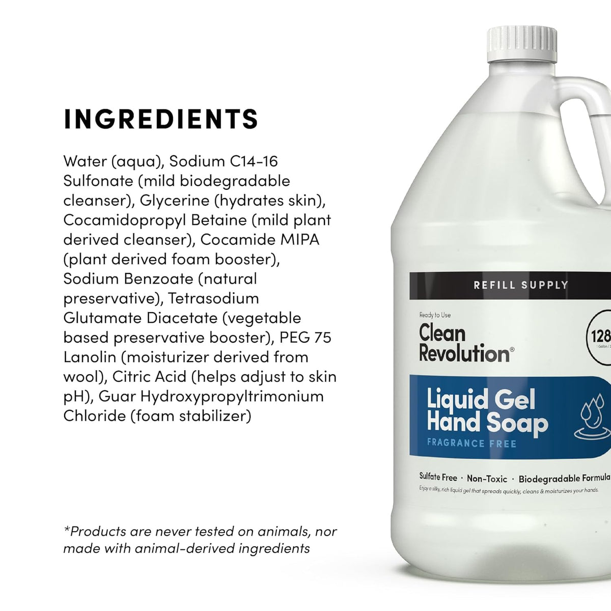 Clean Revolution bottle in bathroom lifestyle setting for everyday use
