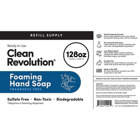 Clean Revolution in bathroom lifestyle setting conveying convenient everyday use