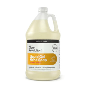 Clean Revolution front packaging showing 128 oz refill and brand clarity