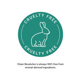 Clean Revolution ingredient label detail highlighting eco-friendly and non-toxic ingredients