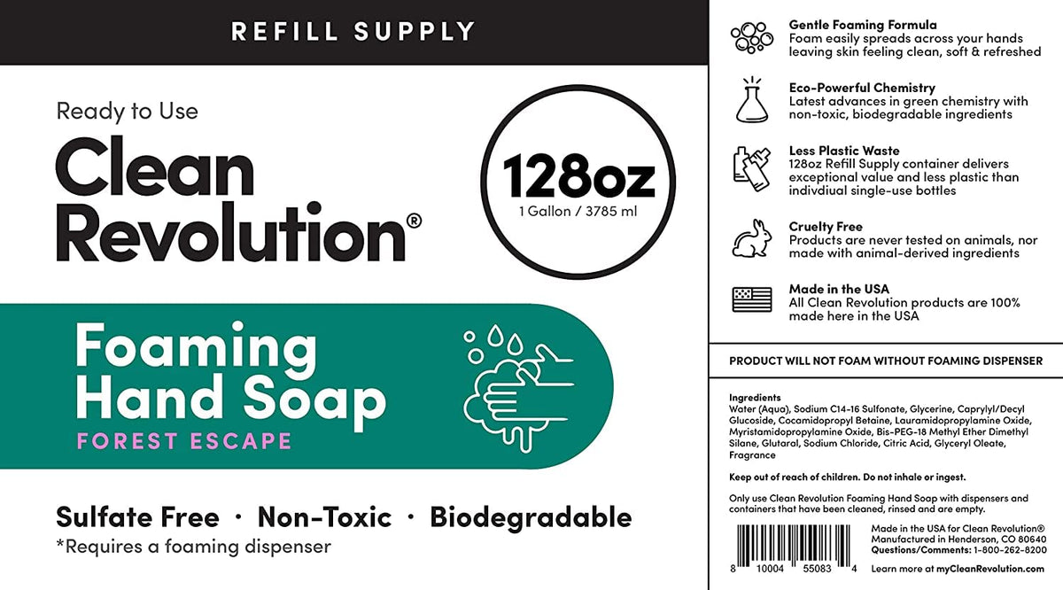 Clean Revolution refill on a kitchen counter illustrating convenient everyday use