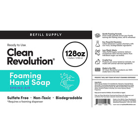 Clean Revolution being used at kitchen sink showing effective cleansing for frequent washes