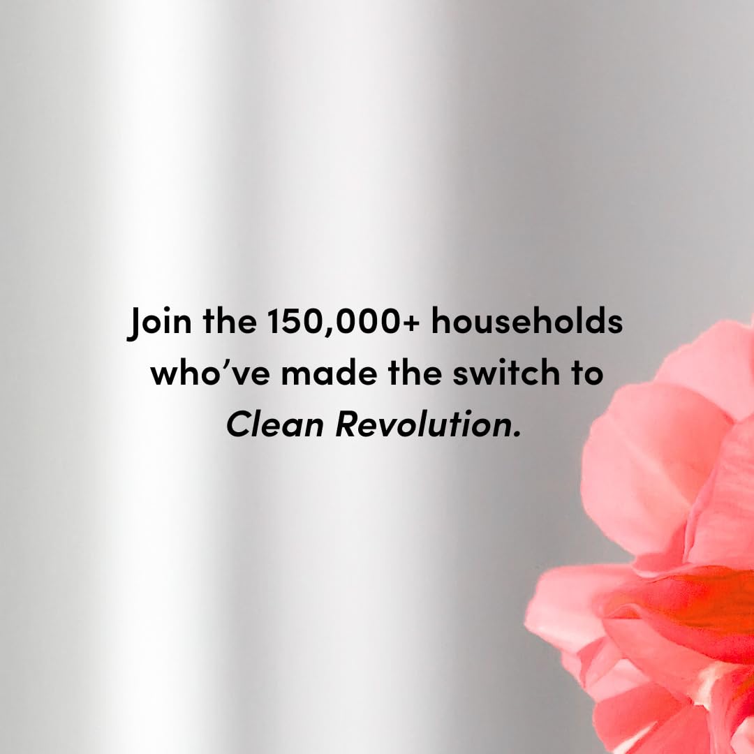 Clean Revolution lifestyle bathroom setting creating a refreshed space