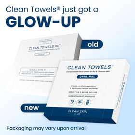 Clean Skin Club fiber close-up highlighting gentle texture
