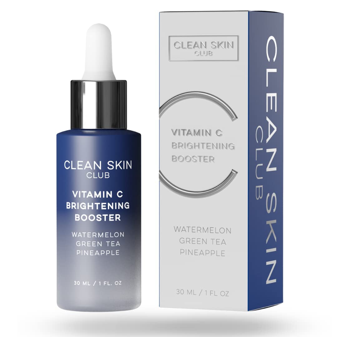 CLEAN SKIN CLUB front bottle showing product packaging and benefits