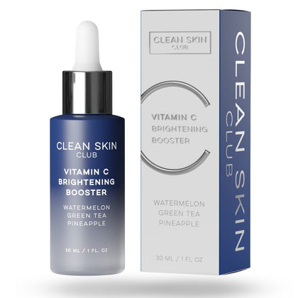 CLEAN SKIN CLUB front bottle showing product packaging and benefits