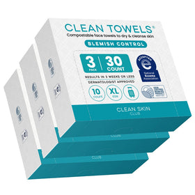 Clean Skin Club front packaging showing travel pack convenience and clear benefits