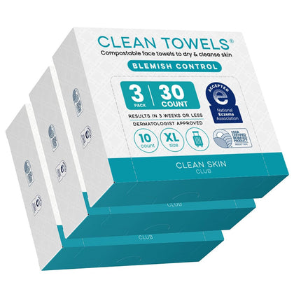 Clean Skin Club front packaging showing travel pack convenience and clear benefits