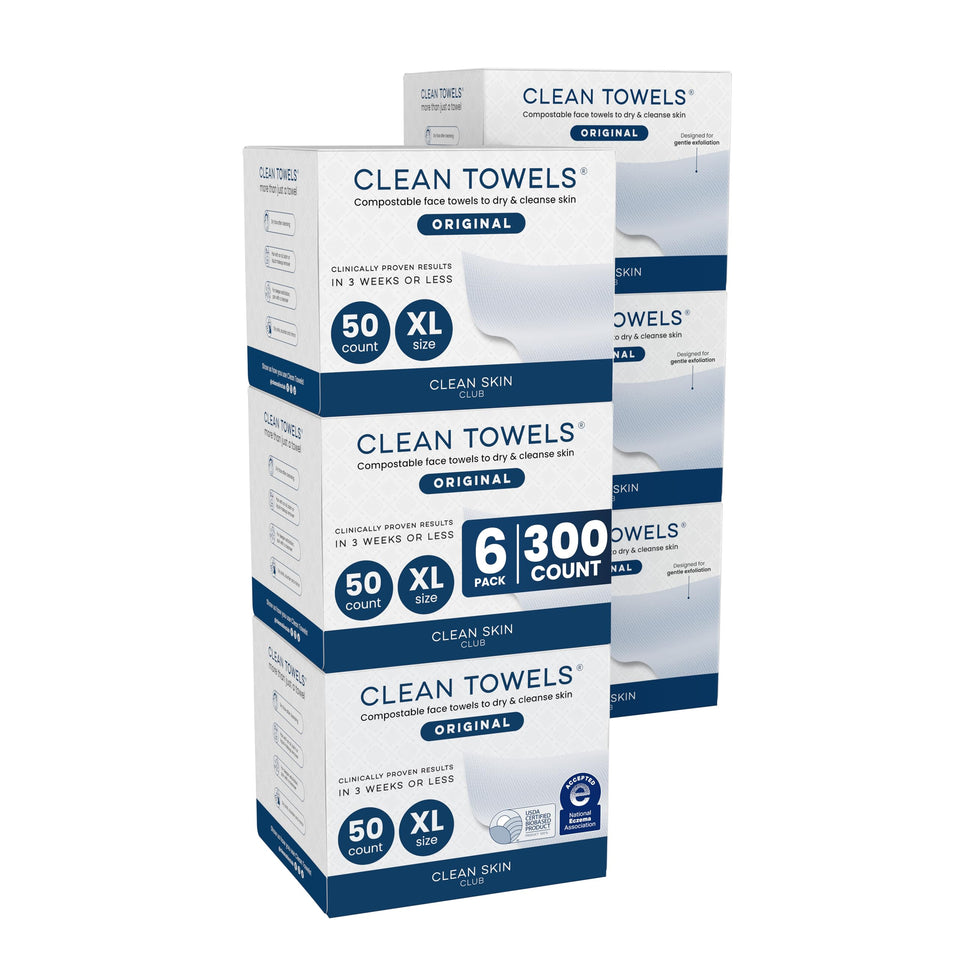 CLEAN SKIN CLUB front packaging showing 6-pack convenience and product count