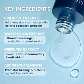 CLEAN SKIN CLUB label with ingredients list highlighting vitamin blend