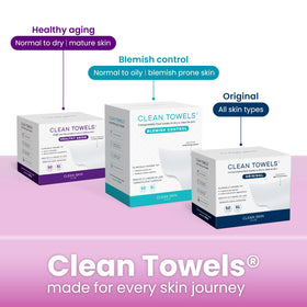CLEAN SKIN CLUB prism box styled on vanity to elevate daily skincare routine
