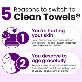CLEAN SKIN CLUB removing makeup in bathroom for quick hygienic cleansing benefit