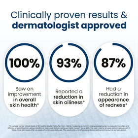 clean skin club towel in hand to show XL size for fuller face coverage