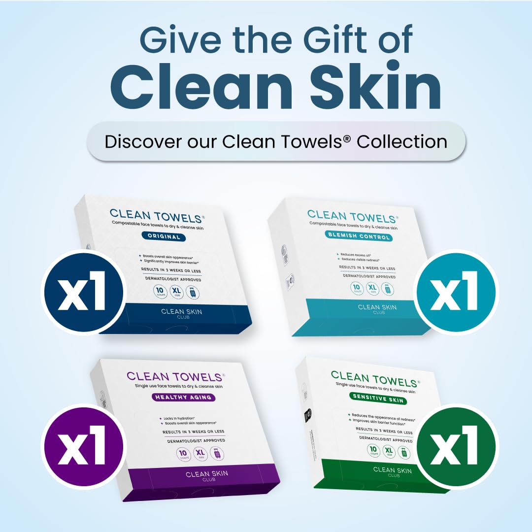 Clean Skin Club close-up texture of towel showing soft fibers for gentle cleansing