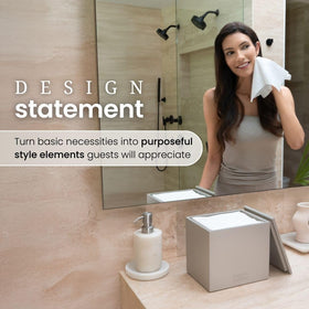 CLEAN SKIN CLUB textured cement surface close-up highlights durable artisan craftsmanship