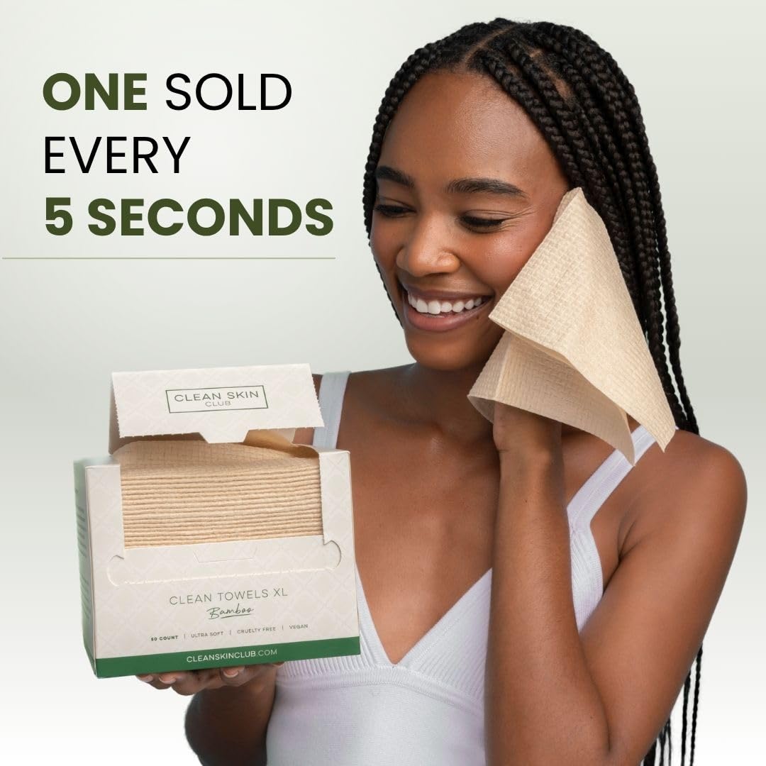 Towels inside travel kit with CLEAN SKIN CLUB for on-the-go hygiene