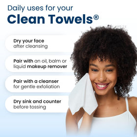 CLEAN SKIN CLUB USDA biobased badge emphasizing lower fossil material use
