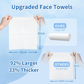 Clean Skin Towel on bathroom counter in lifestyle setting promoting hygiene