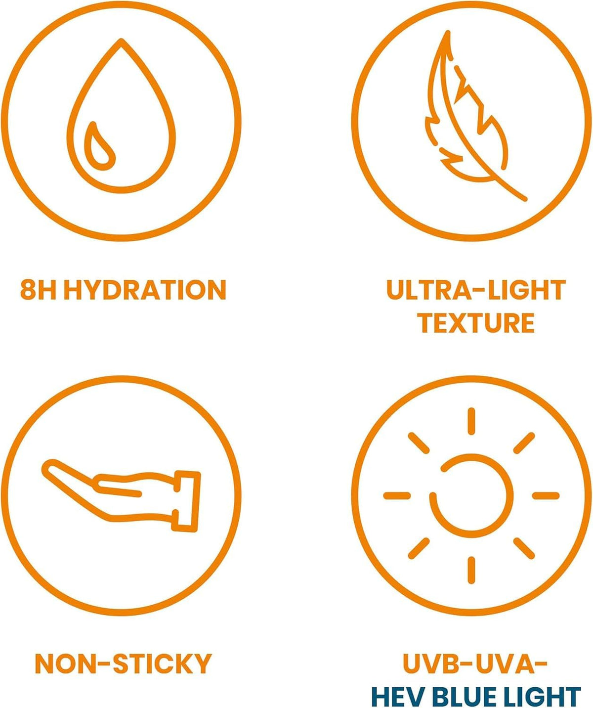 Generic Clean Solaire label close-up showing ingredients and sebum-regulating benefit