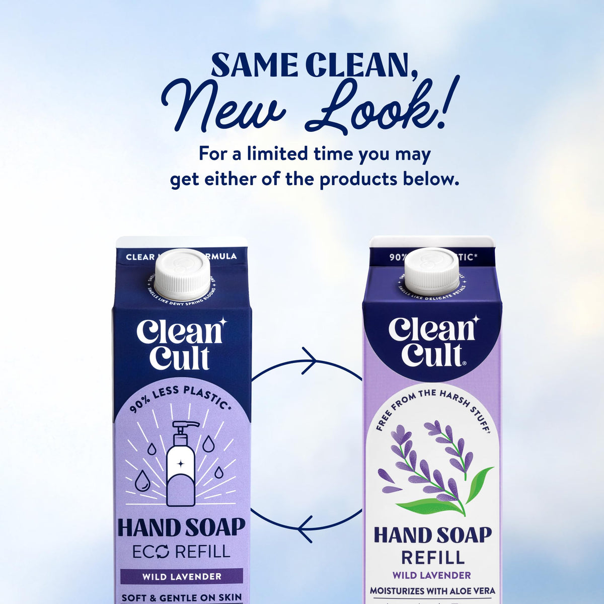Cleancult ingredients label close-up showing aloe and essential oil transparency