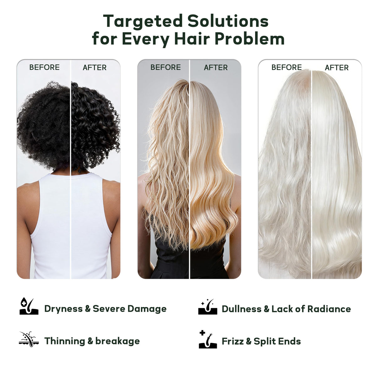 CLEANFULL arranged meadowfoam argan oils and keratin, highlights nourishing botanical blend