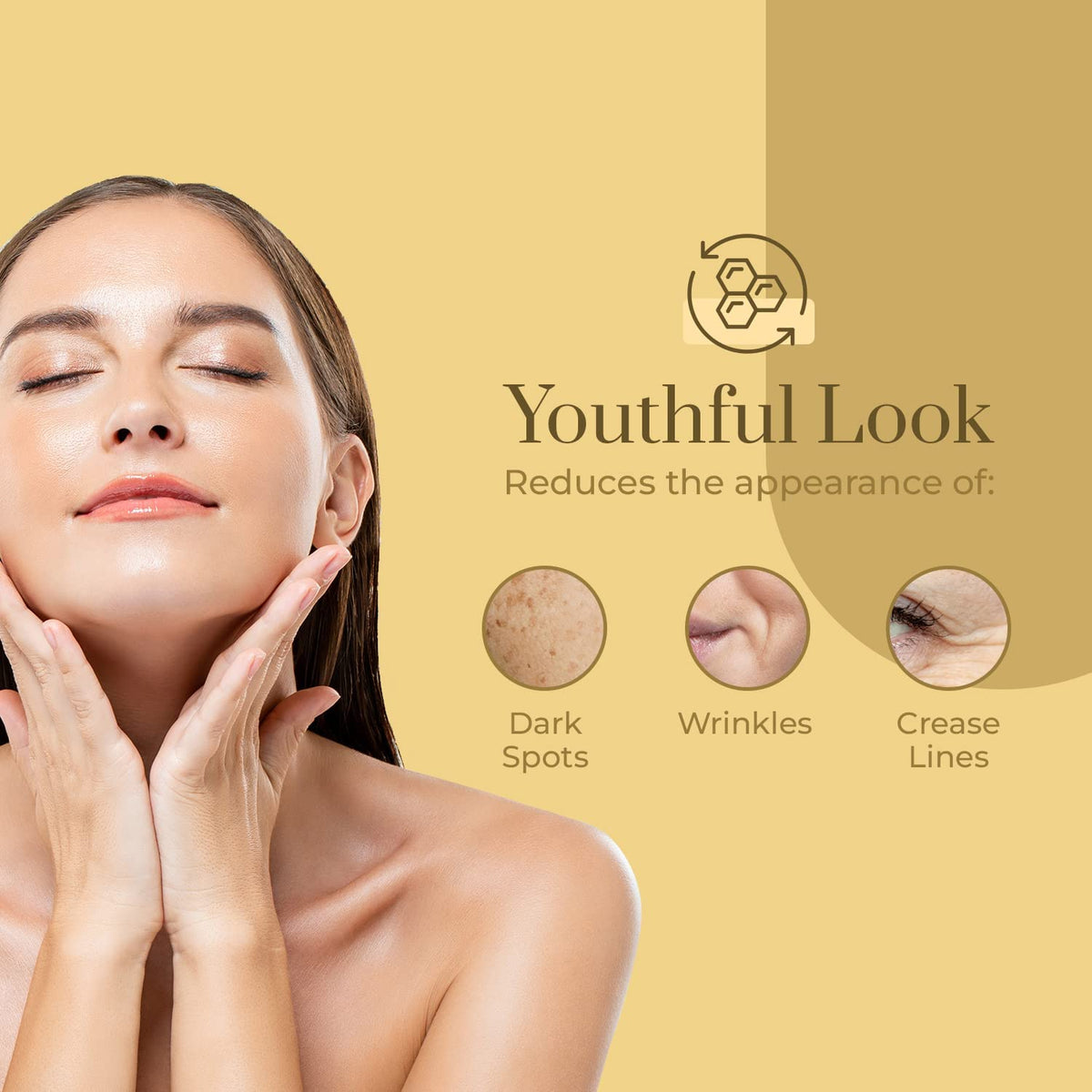 Clear Beauty cream on hand illustrating smooth application