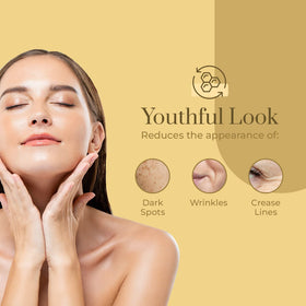 Clear Beauty cream on hand illustrating smooth application