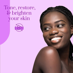 Clear Beauty close-up of cream texture highlighting lightweight, fast-absorbing finish