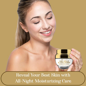 Clear Beauty applying cream to hand demonstrating smooth absorption and nourishment