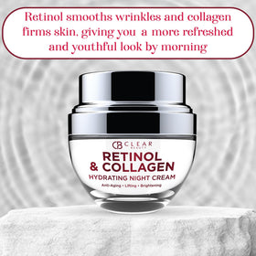 Clear Beauty texture close-up showing creamy consistency and nourishing hydration benefit