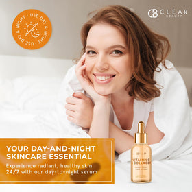 Clear Beauty layered under makeup demonstrating smooth, non-greasy finish