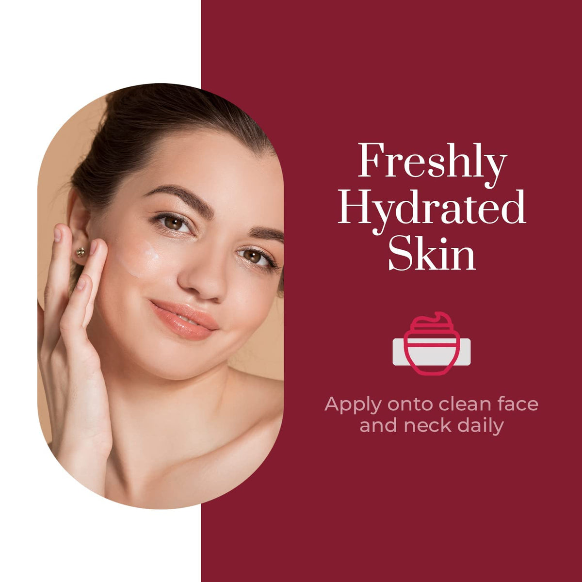 Clear Beauty label close-up showing ingredient list and dermatologist-tested claim