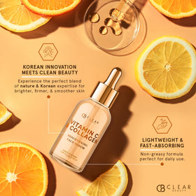 Clear Beauty close-up of serum texture highlighting lightweight hydration