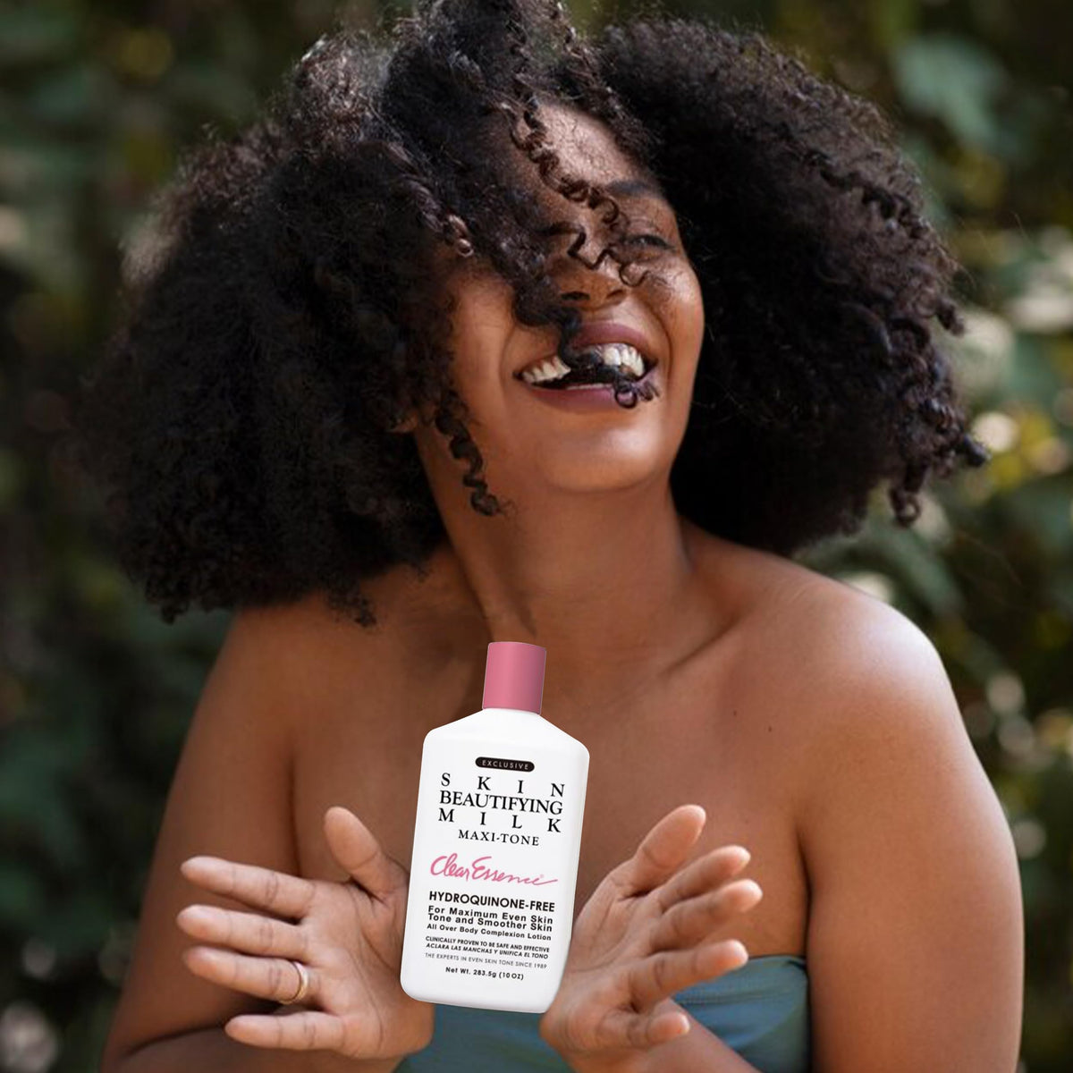 Clear Essence before and after arms demonstrating improved tone and softer skin